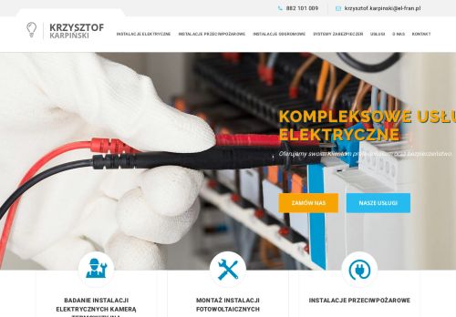 El-Fran Karpiński Krzysztof Instalatorstwo i Pomiary Elektryczne